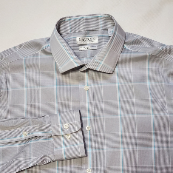 Lauren Ralph Lauren Slim Fit Stretch Long Sleeve Button Down Shirt - Picture 5 of 6